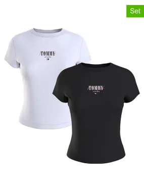 2-delige set: shirts wit/zwart