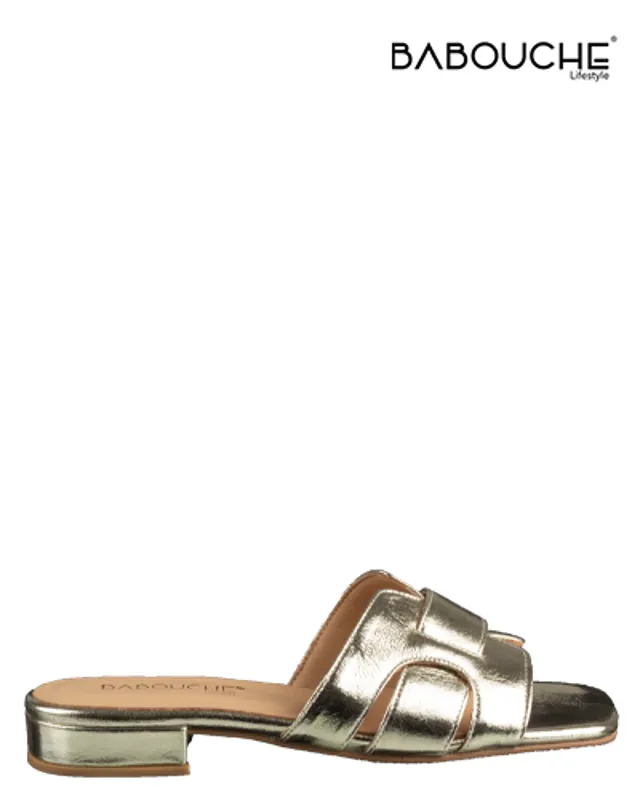 Babouche Sun Metalic Slippers