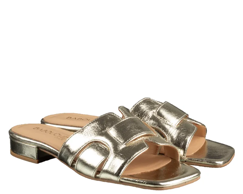 Babouche Sun Metalic Slippers