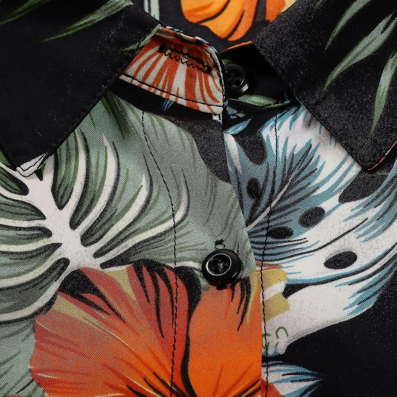 Bijpassende familie outfits Hawaiiaanse Luau mannen vrouwen meisje jongen in bloeiend zwart