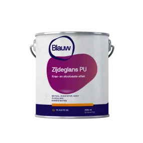 BLAUW PU Alkyd Aflak – Zijdeglans