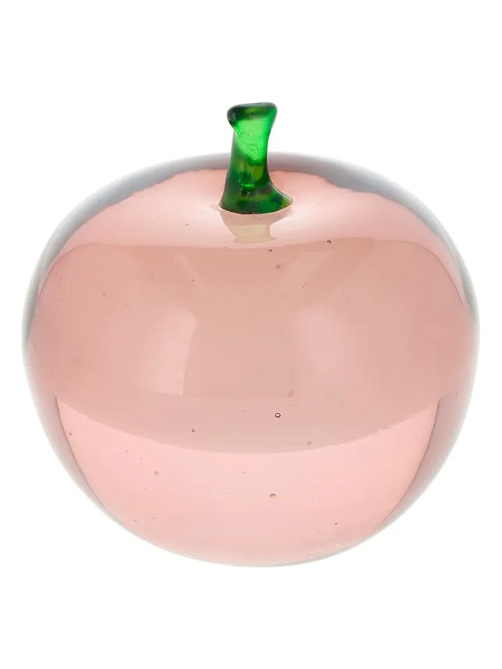 DECORATIEF FIGUUR "APPEL" DUNKELROSA (L)7,5 X (B)7,5 CM