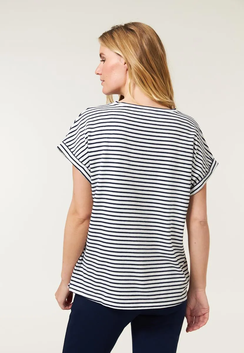 Lovi Top streep blauw