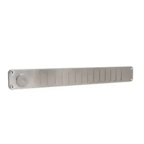 Nedco BV RVS schuifrooster 495x65mm m.draaiknop