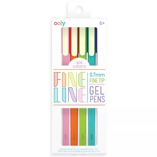 OOLY GELPENNEN FINELINERS 0,7 MM  6ST