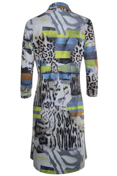 POOOLS JURK MET ALLOVER PRINT
