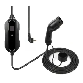 Premium instelbare mobiele lader/laadkabel stopcontact type 2 1-fase 6A-16A 1,3kW-3,6kW voor DS 9