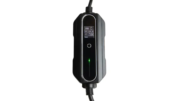 PREMIUM INSTELBARE MOBIELE LADER/LAADKABEL STOPCONTACT TYPE 2 1FASE 6A16A 1,3KW3,6KW VOOR DS 9