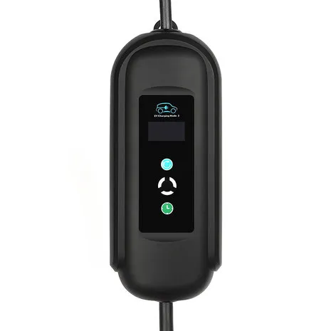 PREMIUM INSTELBARE MOBIELE LADER/LAADKABEL STOPCONTACT TYPE 2 3FASE 8A16A 5,5KW11KW VOOR TESLA MODEL Y