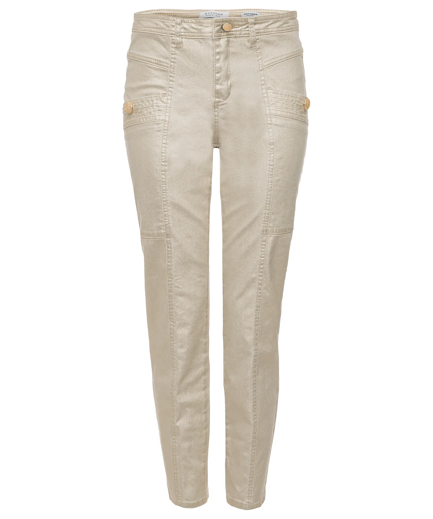 Rosner metallic cargo broek Antonia