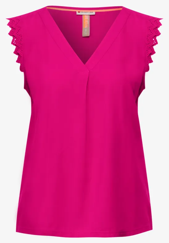 Street One Blousetop met borduursel