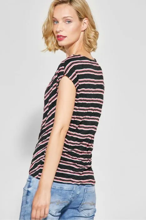 Street One shirt met strepenprint