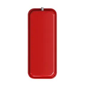 Varem expansievat, type Flatvarem, plat, voordruk 1 bar, rood, 3/8", 12 liter