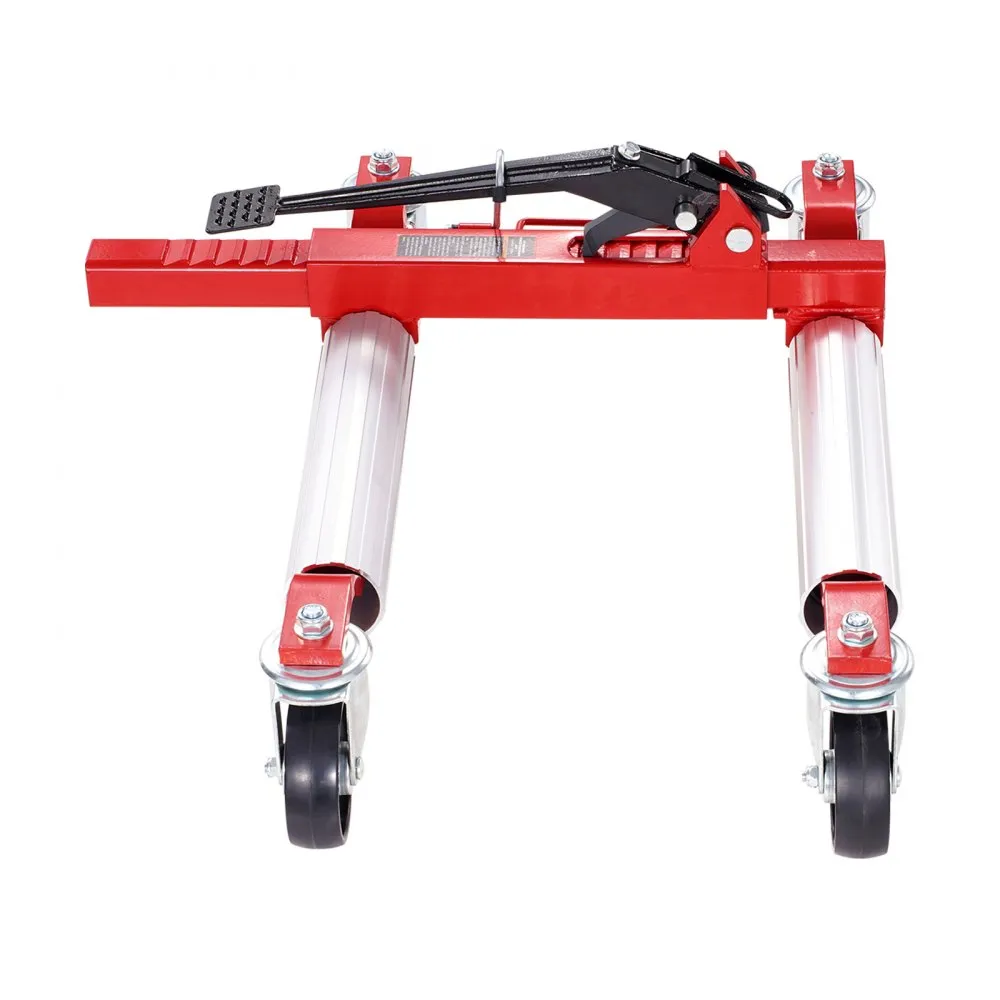 VEVOR 2 x wielwagen Voertuigpositionering Bandenkrik Autokrik 680kg Draaibaar