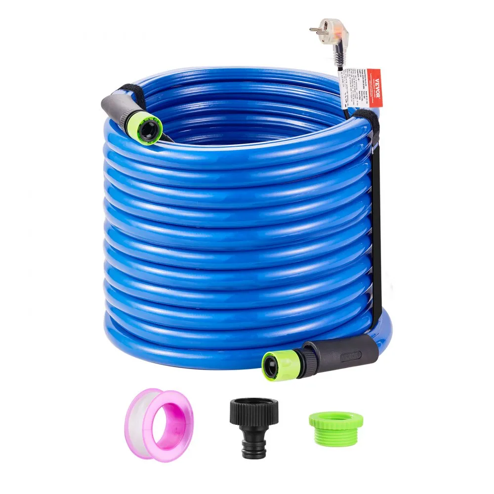 VEVOR 22,9m verwarmde waterslang camper drinkwaterslang 310W blauw