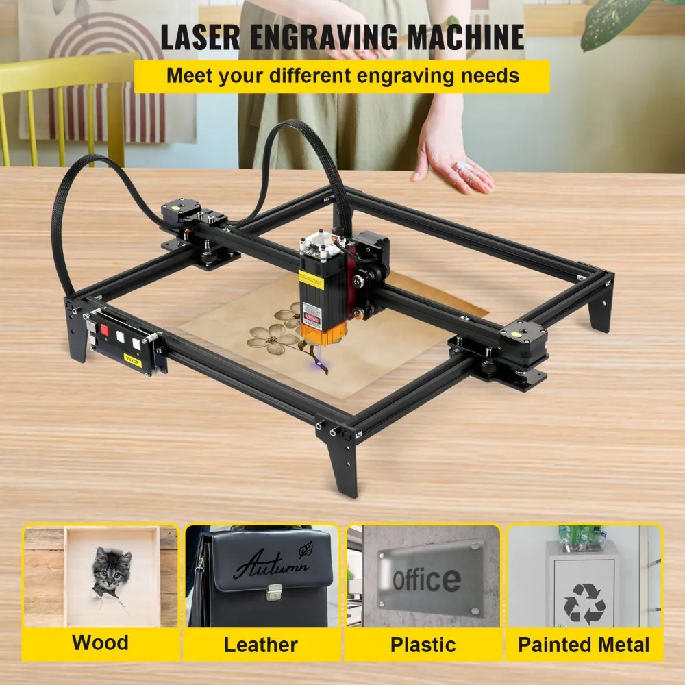 VEVOR Lasergraveermachine Graveerapparaat 31x30cm Lasergraveerder Graveermachine Buislasersnijden