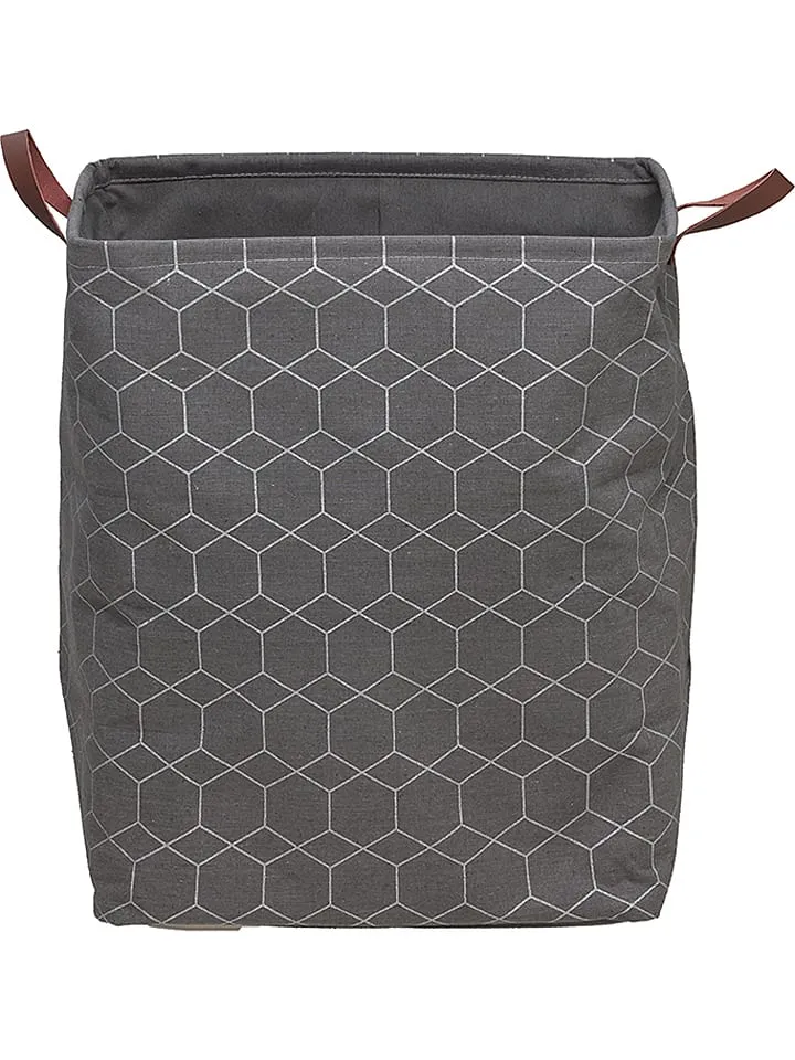 WASMAND GRIJS  (B)30 X (H)50 X (D)40 CM