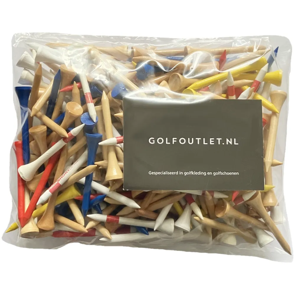 Wooden tees 54 mm 200 stuks